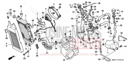 RADIATEUR VT600CX de 1999